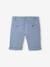 Jongensbermuda van katoen/linnen beige+blauw+donker marineblauw+lichtbeige+saliegroen - vertbaudet enfant 
