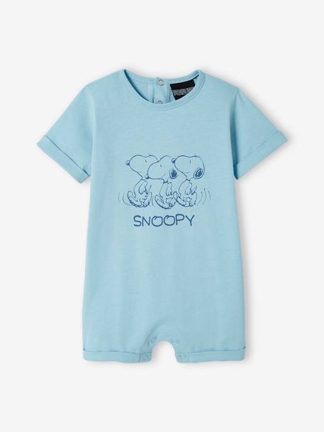 Set van 2 Snoopy Peanuts¨ shorts voor babyjongens HEMELSBLAUW - vertbaudet enfant 