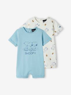 Set van 2 Snoopy Peanuts¨ shorts voor babyjongens  - vertbaudet enfant
