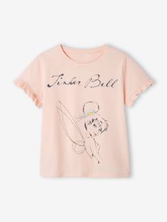 Meisje-T-shirt, souspull-T-shirt-Meisjesshirt met korte mouwen met ruches Disney¨ Tinkerbell