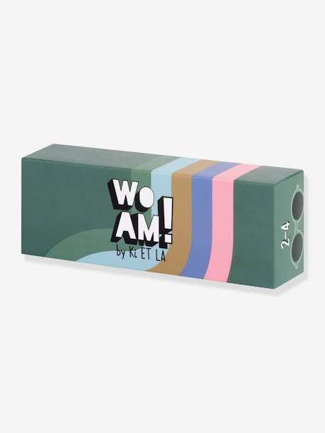 Kinderzonnebril Woam by KI ET LA groen+hemelsblauw+rozen - vertbaudet enfant 