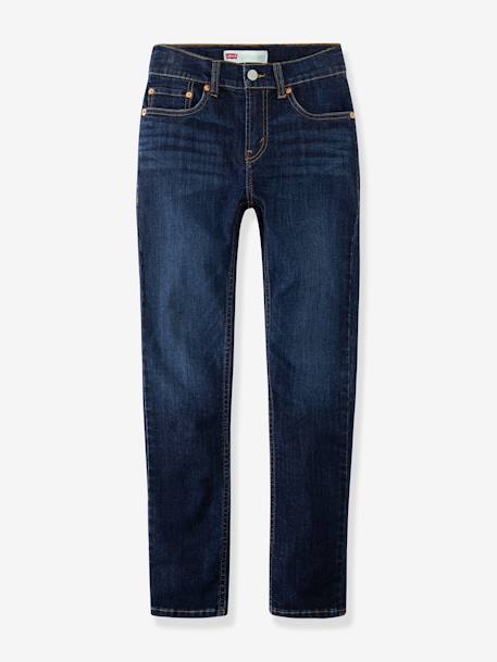 Slim taper jeans 512 LEVI'S inktblauw - vertbaudet enfant 