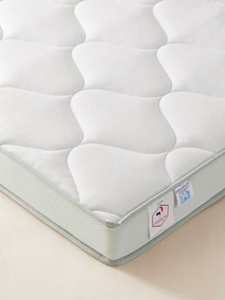 Thermoregulerende matras van gerecycled schuim wit - vertbaudet enfant 