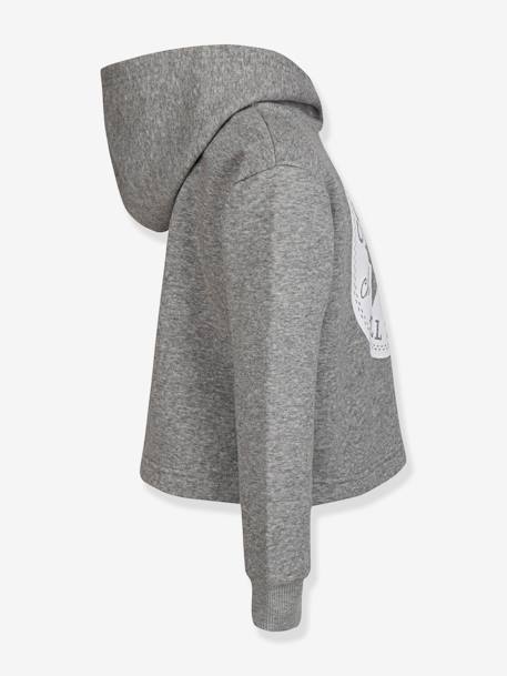 Chuck Patch Cropped Hoodie CONVERSE grijs - vertbaudet enfant 