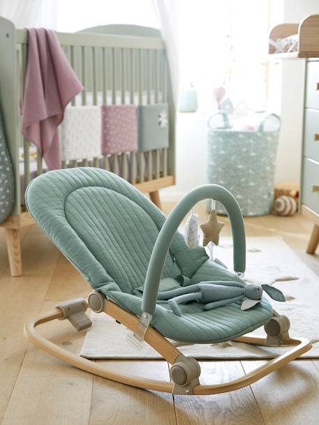 Transat met Babydream-boog beige, bedrukt+ecru+grijs/wit+lindegroen+marineblauw - vertbaudet enfant 