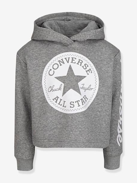 Chuck Patch Cropped Hoodie CONVERSE grijs - vertbaudet enfant 