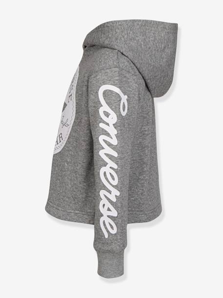 Chuck Patch Cropped Hoodie CONVERSE grijs - vertbaudet enfant 