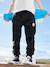Joggingbroek van molton jongens dennen+donker leisteenblauw+gemêleerd zwart+grijs+marineblauw, gechineerd+middenblauw+oker+zwart - vertbaudet enfant 