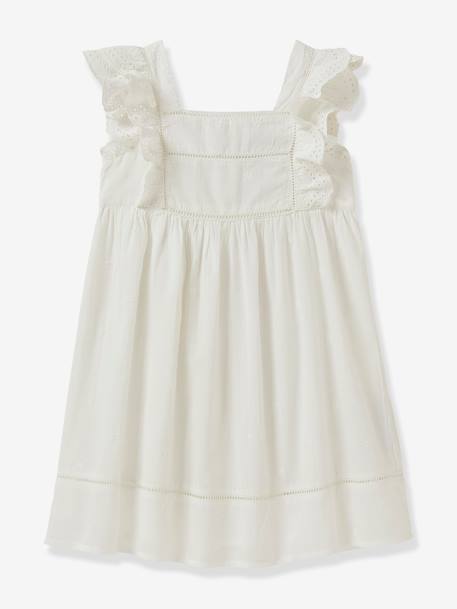 Garance CYRILLUS jurk - Feest- en trouwcollectie wit - vertbaudet enfant 