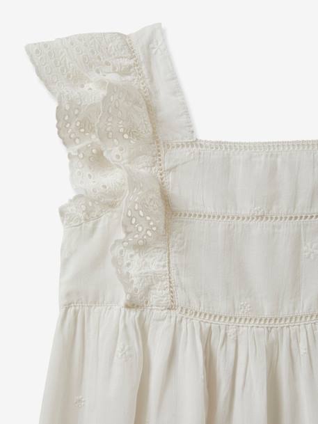 Garance CYRILLUS jurk - Feest- en trouwcollectie wit - vertbaudet enfant 