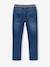 Rechte fleecebroek jongens denim look DARK GROSS+denim grijs+double stone+gebleekt denim+STONE MIDDEN+zwart denim - vertbaudet enfant 