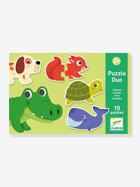 DJECO Dieren Duo Puzzel groen - vertbaudet enfant 