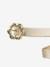 Gouden meisjesriem met bloemen iriserend beige - vertbaudet enfant 
