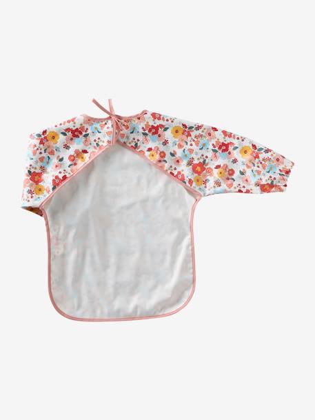 Slab lange mouwen meerkleurig+Plantenprint+roze (poederkleur)+vos - vertbaudet enfant 