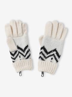 Jongens-Accessoires-Handschoenen voor jongens van jacquard tricot