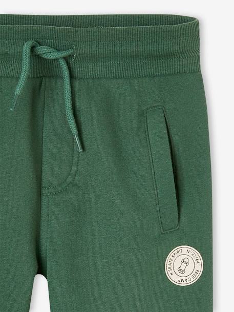 Joggingbroek van molton jongens dennen+donker leisteenblauw+gemêleerd zwart+grijs+marineblauw, gechineerd+middenblauw+oker+zwart - vertbaudet enfant 