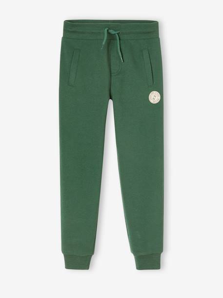 Joggingbroek van molton jongens dennen+donker leisteenblauw+gemêleerd zwart+grijs+marineblauw, gechineerd+middenblauw+oker+zwart - vertbaudet enfant 