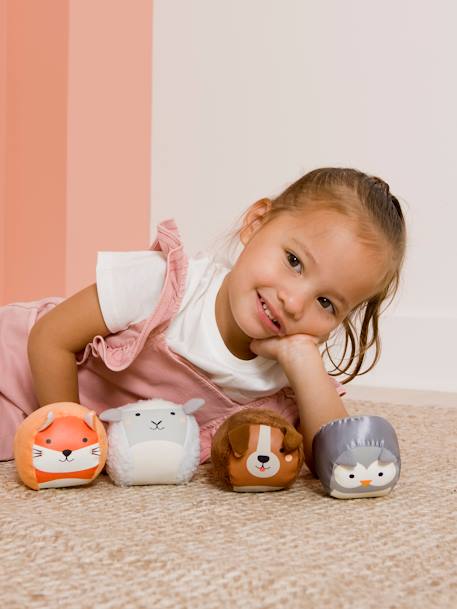De Dooballs - Set van 4 zachte ballen - BABYTOLOVE groen+MEERKLEURIG+MEERKLEURIG - vertbaudet enfant 
