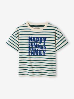 Meisje-T-shirt, souspull-T-shirt-Gemengde kindershirt capsule familie zeeman
