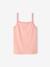 Set van 3 geribde tanktops voor meisjes nude - vertbaudet enfant 