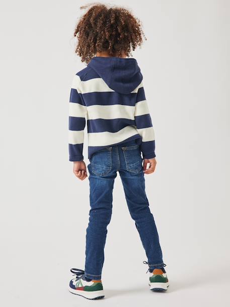 Slim fit jongensjeans Morphologik 'waterless' heupomtrek MEDIUM DENIM DONKERGRIJS+denimgrijs+double stone+RUW DENIM+STONE+zwart denim - vertbaudet enfant 