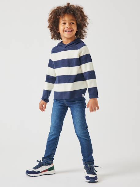Slim fit jongensjeans Morphologik 'waterless' heupomtrek MEDIUM DENIM DONKERGRIJS+denimgrijs+double stone+RUW DENIM+STONE+zwart denim - vertbaudet enfant 