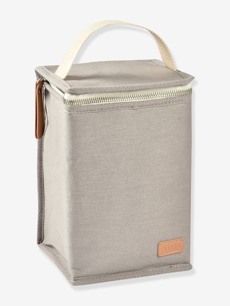 Koeltas voor zuigflessen van BEABA bruin, bedrukt+grijs+Marineblauw/stripes+parelgrijs+rozen+saliegroen+Terracotta - vertbaudet enfant 