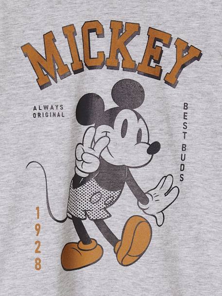 T-shirt lange mouwen Disney Mickey® jongens gemêleerd grijs - vertbaudet enfant 