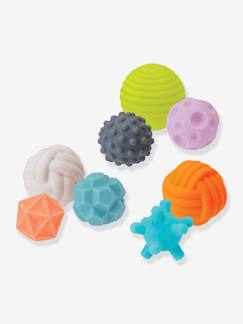 Speelgoed-Eerste levensjaren-Eerste speelgoed-Set van 8 sensorische ballen INFANTINO
