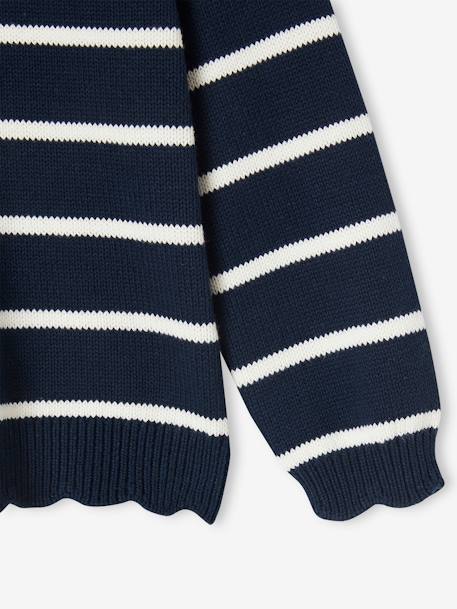 Sierlijke marinièretrui meisjes marineblauw - vertbaudet enfant 