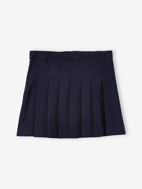 Meisjesplooirok bruin+marineblauw - vertbaudet enfant 