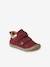 Soepele leren laarsjes voor de eerste stapjes van baby's bordeauxrood+fuchsia+goud+lichtgeel+marineblauw+rozen - vertbaudet enfant 