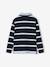 Gestreepte polo jongens effect 2-in-1 6680+donkerblauw+Engels groen+marineblauw+rood gestreept - vertbaudet enfant 