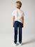 Rechte jeans voor jongens MorphologiK 'waterless' met heupomtrek Medium RUW DENIM+STONE - vertbaudet enfant 