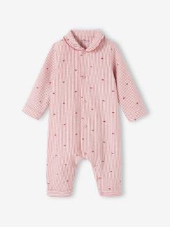 Baby-Pyjama, surpyjama-Katoenen babyslaappakje met opening aan de voorkant