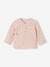 Vestje voor pasgeborenen van katoengaas met opening roze (poederkleur) - vertbaudet enfant 