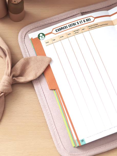 Hoesje voor groeiboekje BEABA rozen - vertbaudet enfant 