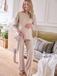 Zwangerschapskleding-Pyjama, voor in huis-2-delige set homewear voor tijdens de zwangerschap
