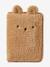 Sherpa hoes voor gezondheidsboekjes TEDDY BEAR beige+pecannoot+roze, bedrukt - vertbaudet enfant 