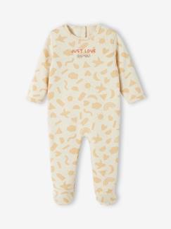Baby-Pyjama, surpyjama-Molton babyslaappakje van biologische katoen