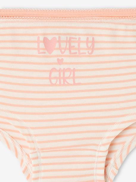 Set van 4 mooie meisjesshorties BASICS ecru - vertbaudet enfant 
