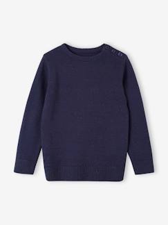 Jongens-Trui, vest, sweater-Jongenstrui van getwijnd tricot