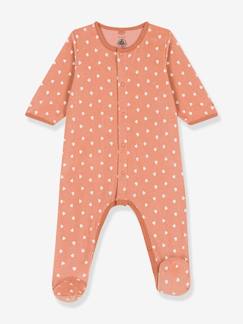 Baby-Pyjama, surpyjama-Fluwelen babypyjama met print PETIT BATEAU