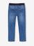 Onverwoestbare rechte relaxjeans jongens, eenvoudig aan te trekken denimgrijs+double stone+ongewassen denim+stone - vertbaudet enfant 