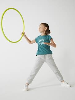 Meisje-Sport collectie-Molton joggingbroek voor meisjes