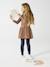 Meisjes legging met iriserende riem gemêleerd grijs+MARINE GRIJS+oudroze+ZWART - vertbaudet enfant 