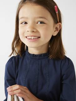 Oeko-Tex® Macramé Details Meisjesblouse T-shirt  - vertbaudet enfant