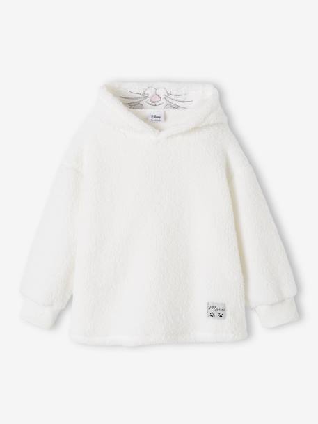 Sweater met capuchon Disney® Marie de Aristokatten wit - vertbaudet enfant 