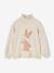 Meisjestrui in jacquard met pailletten gemêleerd beige - vertbaudet enfant 