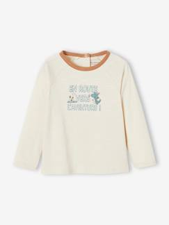 Baby-T-shirt, souspull-Babyshirt draak met lange mouwen